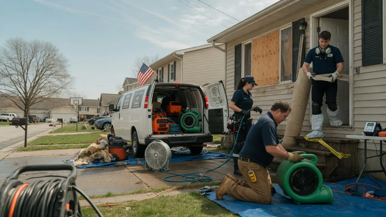Water Damage Restoration in Carrollton, IL near me
